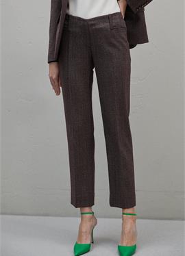 FRONT CROPPED TROUSER - брюки