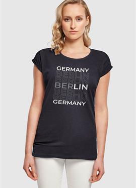 BERLIN X EXTENDED SHOULDER - футболка print