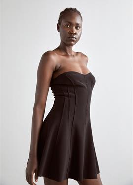 STRAPLESS GRACE MINI DRESS - платье из джерси