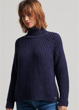 SLOUCHY STITCH ROLL NECK - кофта