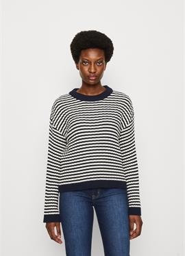 STRIPE C NECK - кофта