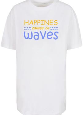 SUMMER HAPPINES COMES в WAVES OVERSIZ - футболка print