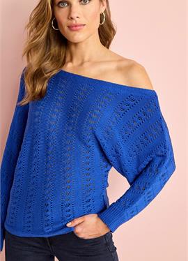 OFF THE SHOULDER KNITTED топ - кофта