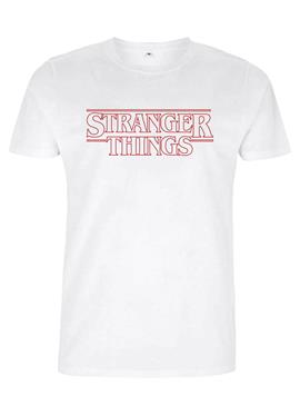 STRANGER THINGS STRANGER RED OUTLINE - футболка print