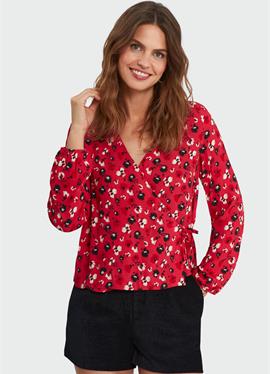 WITH FLORAL PRINT - блузка