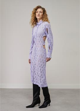 SLEEVE CUT OUT DETAILED LONG DRESS - вязаное платье
