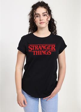 STRANGER THINGS RED LOGO - футболка print