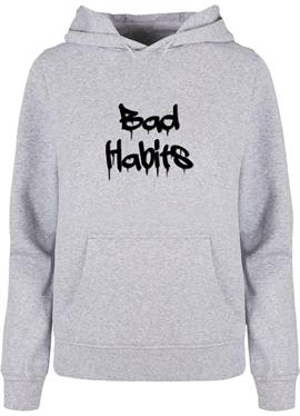 BAD HABITS BASIC - пуловер с капюшоном