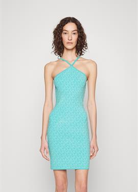 DOT HALTER DRESS - платье