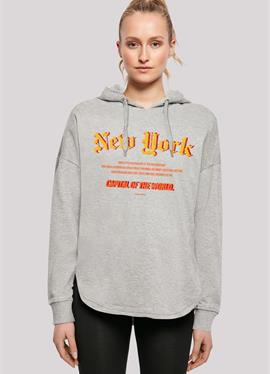 NEW YORK OVERSIZE - пуловер с капюшоном