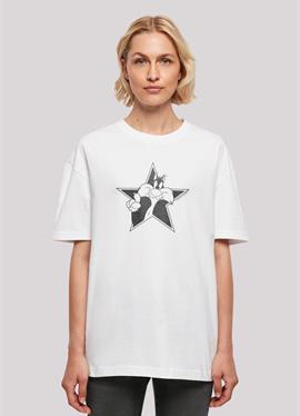 LOONEY TUNES TRICKFILM SERIE CARTOON SYLVESTER MONO STAR - футболка print