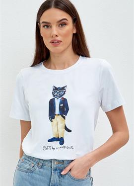PRINTED CAT REGATTA - футболка print