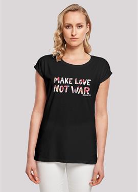 MAKE LOVE NOT WAR - футболка print