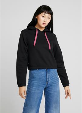 LADIES CONTRAST DRAWSTRING HOODY - пуловер с капюшоном