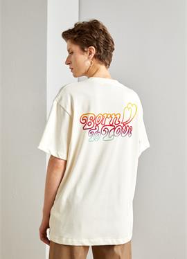 BORN TO LOVE - ORGANIC COTTON ARTWORK футболка - футболка print