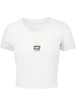 SPRING BREAK CROPPED - футболка print