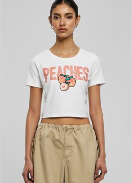 PEACHES CROPPED - футболка print