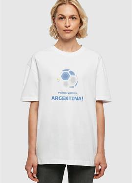 VAMOS,VAMOS ARGENTINA OVERSIZED BOYFRIEND TEE - футболка print