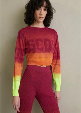 LUREX DEGRADÉ CROPPED - кофта