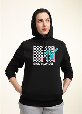 MTV CHECKERED MTV INVERSE - пуловер с капюшоном