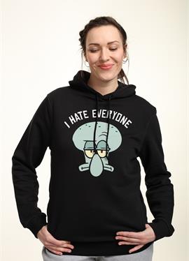 SPONGEBOB SQUAREPANTS HATE EVERYONE - пуловер с капюшоном