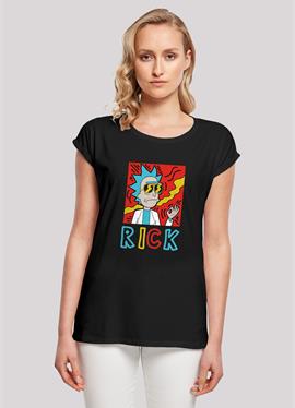 EXTENDED SHOULDER COOL RICK AND MORTY - футболка print