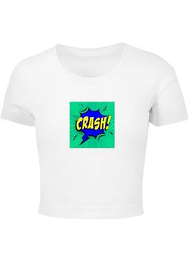CRASH COMIC CROPPED TEE - футболка print