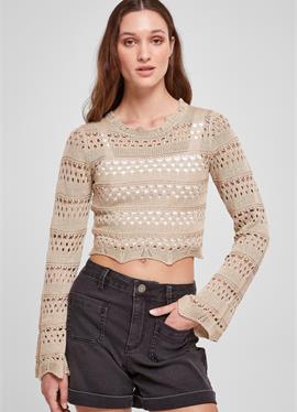 CROPPED CROCHET - кофта