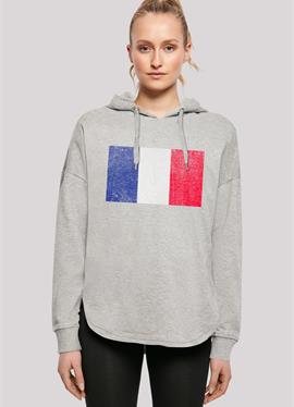 FRANKREICH FLAGGE DISTRESSED - пуловер с капюшоном