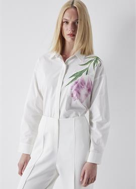 Свободный крой FLOWER PRINTED - блузка рубашечного покроя