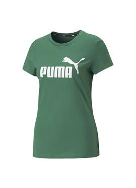 ESSENTIALS LOGO RUNDHALS KUR - футболка print Puma