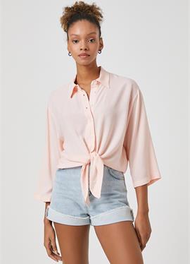 BUTTON DETAIL - блузка рубашечного покроя