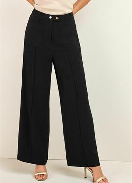 WIDE LEG POCKET FRONT TAILORED брюки - брюки