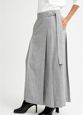 TEXTURED MIDI WRAP SKIRT - Wickelrock