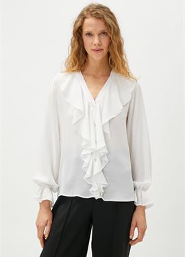 FRILLED LONG SLEEVE - блузка рубашечного покроя