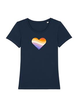 RAINBOW HEART - футболка print