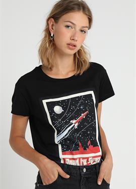 LADIES ROAD TO SPACE BOX TEE - футболка print