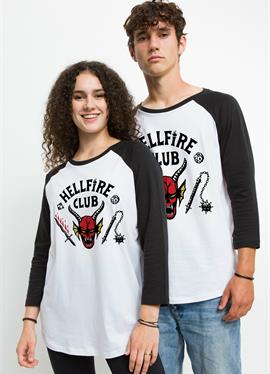 STRANGER THINGS HELLFIRE CLUB унисекс - футболка с длинным рукавом