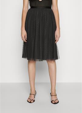 EXCLUSIVE KISSES TULLE MIDI SKIRT - A-Linien-Rock