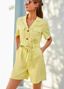 TAILORED POCKET DETAIL BELTED PLAYSUIT - комбинезон