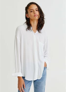 Длинные рукава - блузка рубашечного покроя