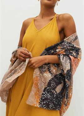 WATERCOLOUR FOIL LIGHTWEIGHT SCARF - шарф
