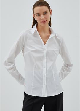 STITCH DETAIL BASIC LONG SLEEVE - блузка рубашечного покроя