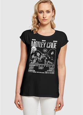 MOTLEY CRUE - TOKYO SHOUT EXTENDED SHOULDER TEE - футболка print