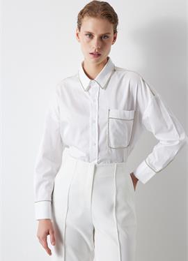 Свободный крой CRYSTAL STONE STRIPED - блузка рубашечного покроя