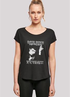 DAVID BOWIE EARLS COURT HEROES - футболка print