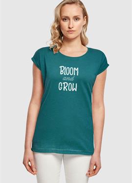SPRING - BLOOM AND GROW EXTENDED SHOULDE - футболка print