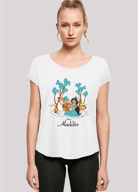 DISNEY ALADDIN JASMINE ABU RAJAH BEACH - футболка print