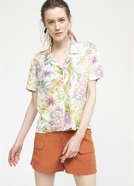 FLORAL PATTERN - блузка рубашечного покроя