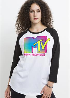 MTV FLUORESCENT - футболка с длинным рукавом